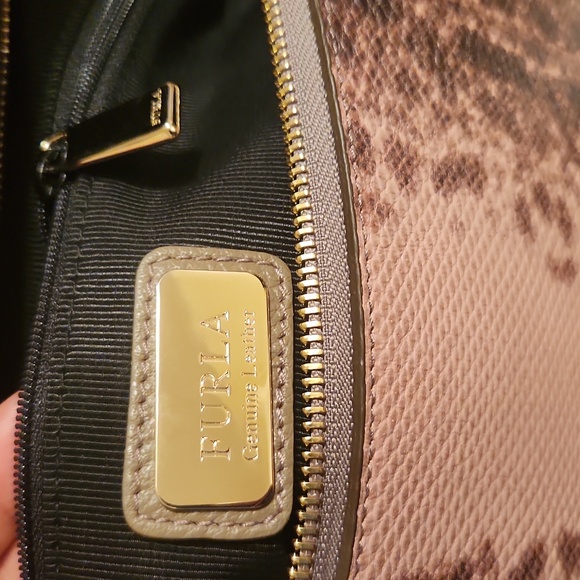 FURLA Dolce Vita Tote With Top Zip Handle Bag - Picture 5 of 7